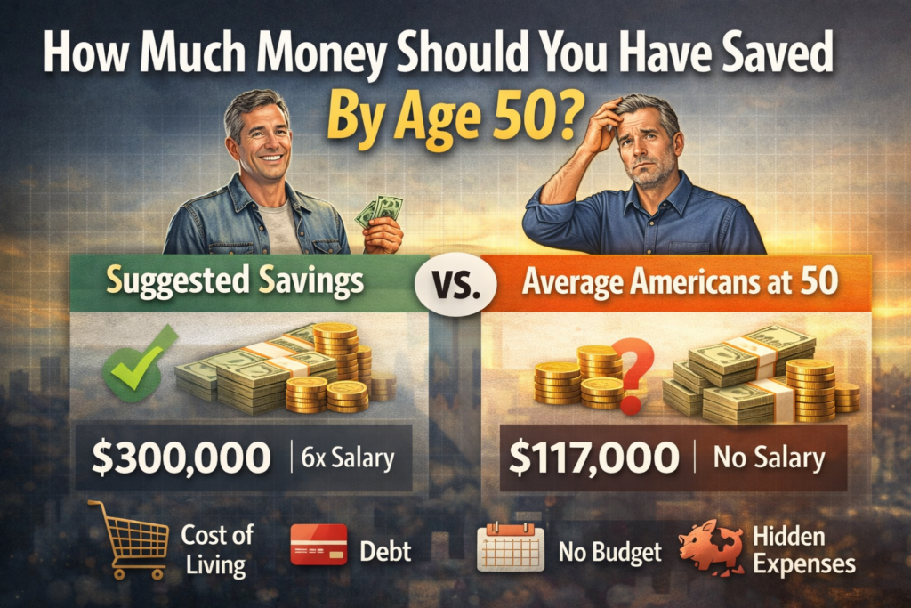 How Much Money Should You Have Saved by Age 50?